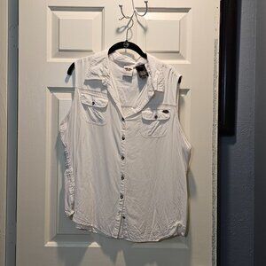 Harley-Davidson Sleeveless Shirt White 2W